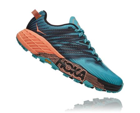 Hoka One One Speedgoat 4 - Adidasi Alergare Dama Turcoaz Deschis | RO-TMZmQU7